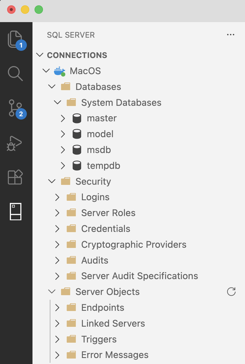 SQL Server no VS Code